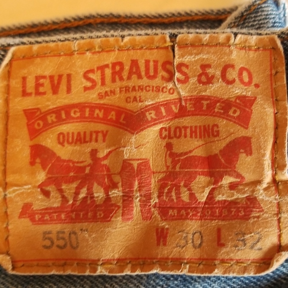Levi's 550 mens jeans, w 30, L 32